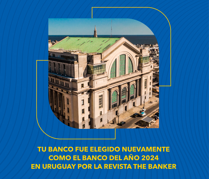 BROU: El Banco N°1 en Uruguay según la Revista The Banker