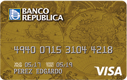 tarjeta visa oro